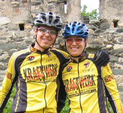 Sascha und B&eacute;atrice am Salomon Raid Suisse